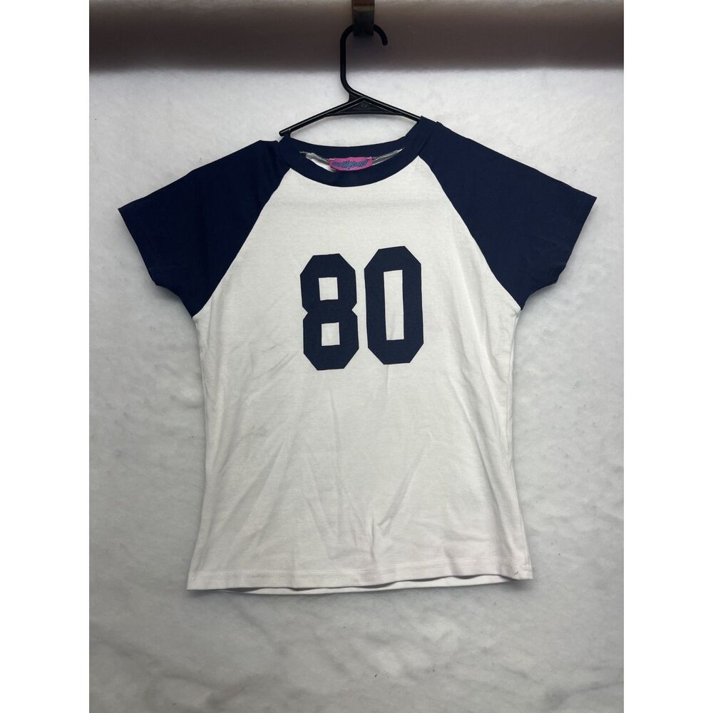 Edikted 80's raglan baby tee trendy cotton tee summer sports